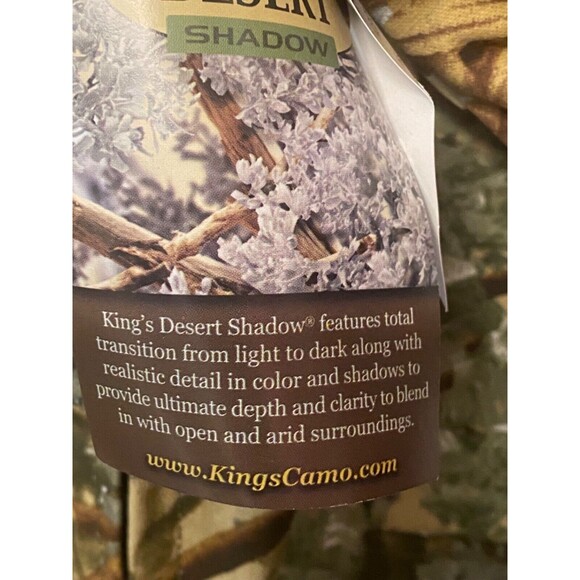 KING'S CAMO Desert Shadow Men's 3XL Insulated Bomber Jacket Hunting Fishing Coat - Picture 9 of 15